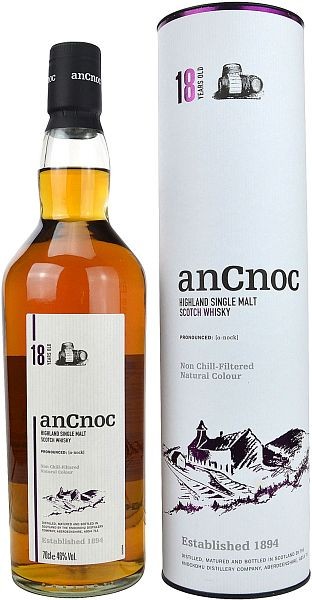 AnCnoc 18 Jahre Highland Single Malt non-chill filtered