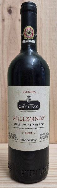 Castello di Cacchiano MILLENNIO Chianti Classico DOCG Riserva 1990 Differenzbesteuert