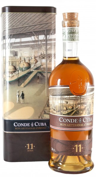 Rum Conde de Cuba Ron Artesanal Cubano 11 Jahre