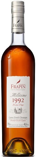 Cognac Frapin Millésime 1992 26 Jahre Cognac Grande Champagne AOC