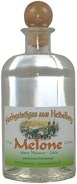 Heidelberger Melonen-Likör Husaren-Destillerie