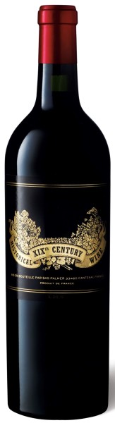 Historical XIXth Century Wine by Château Palmer Vin de France L.20.20