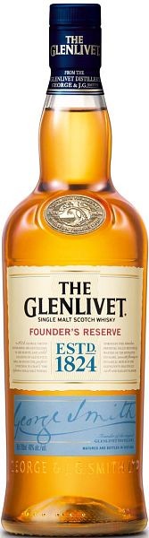 The Glenlivet Founder's Reserve Speyside Single Malt George & J.G. Smith