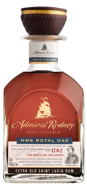Admiral Rodney HMS Royal Oak Extra Old Saint Lucia Rum