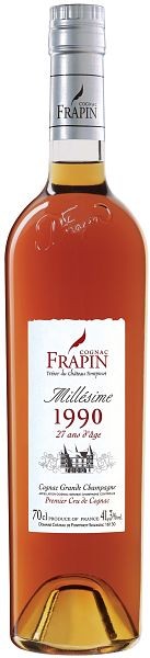 Cognac Frapin Millésime 1990 27 Jahre Cognac Grande Champagne AOC