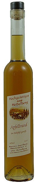 Heidelberger Apfelbrand im Holzfass gereift Husaren-Destillerie